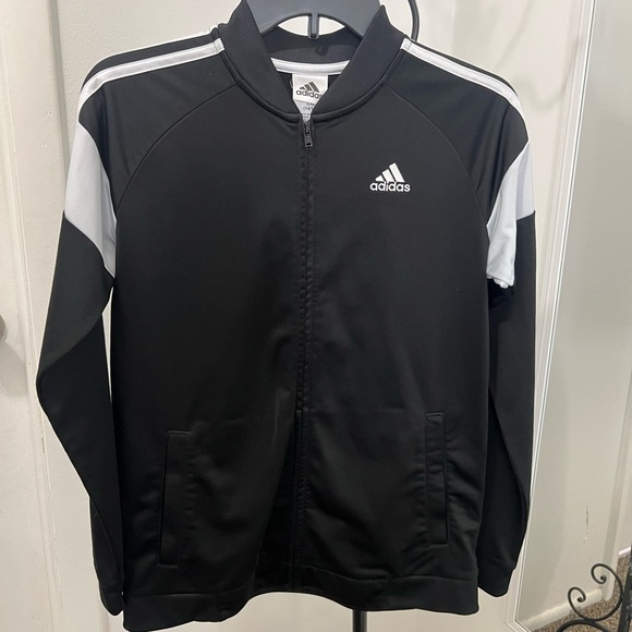 Adidas Kids Black Track Jacket.  #005 - Picture 1 of 4
